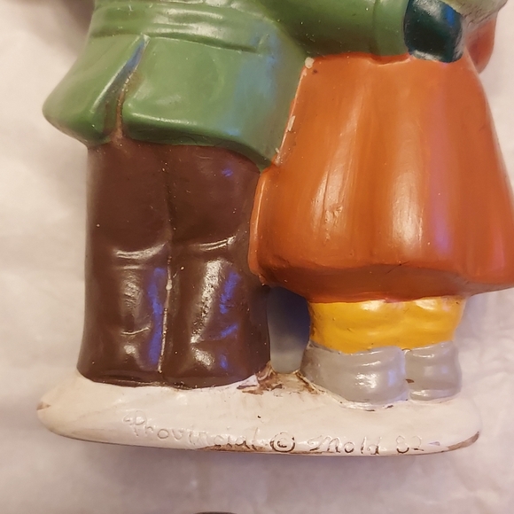 Lot of 7 Provincial Mold 1982 and 1 Duncan Ceramic 1975, Christmas figurines - Picture 8 of 12